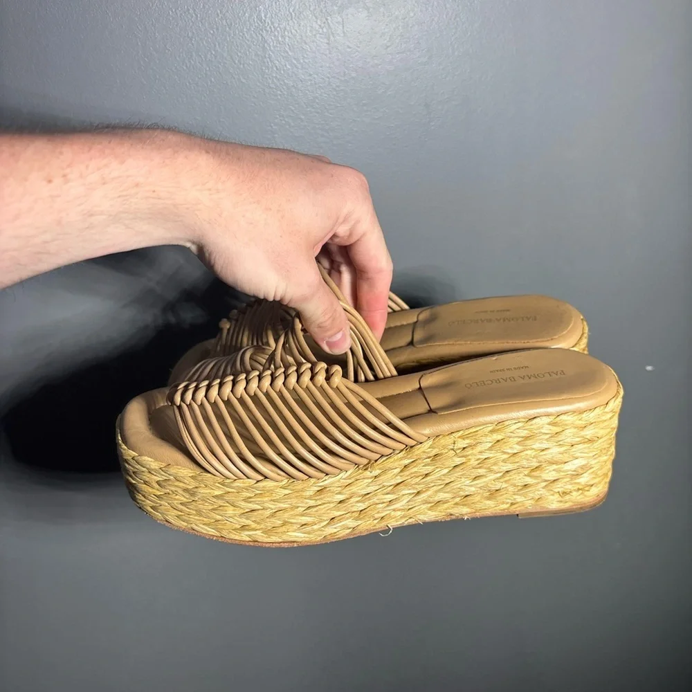 Paloma Barcelo Lola Espadrille Platform Sandals Size EU 39
